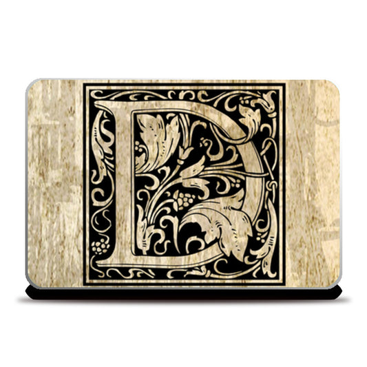 Ornate D Laptop Skins