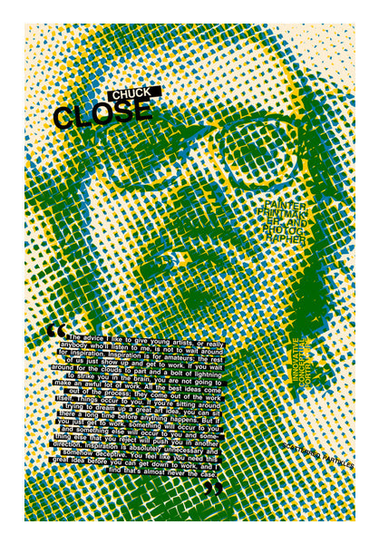 Chuck Close Wall Art