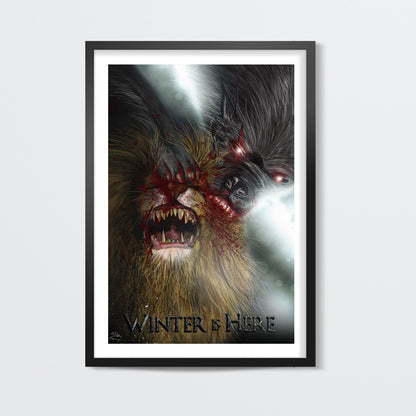 Winter is here Wall Art