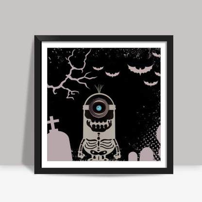 Halloween Minion Square Art Prints