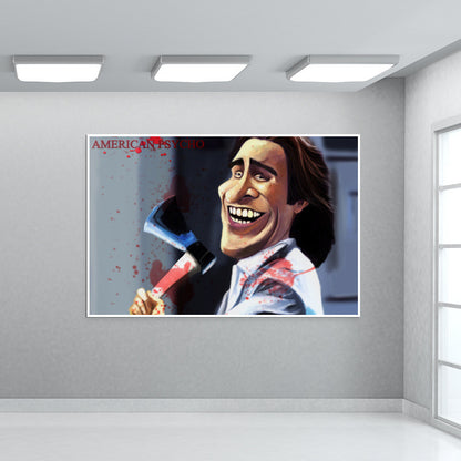 American Psycho | Caricature Wall Art