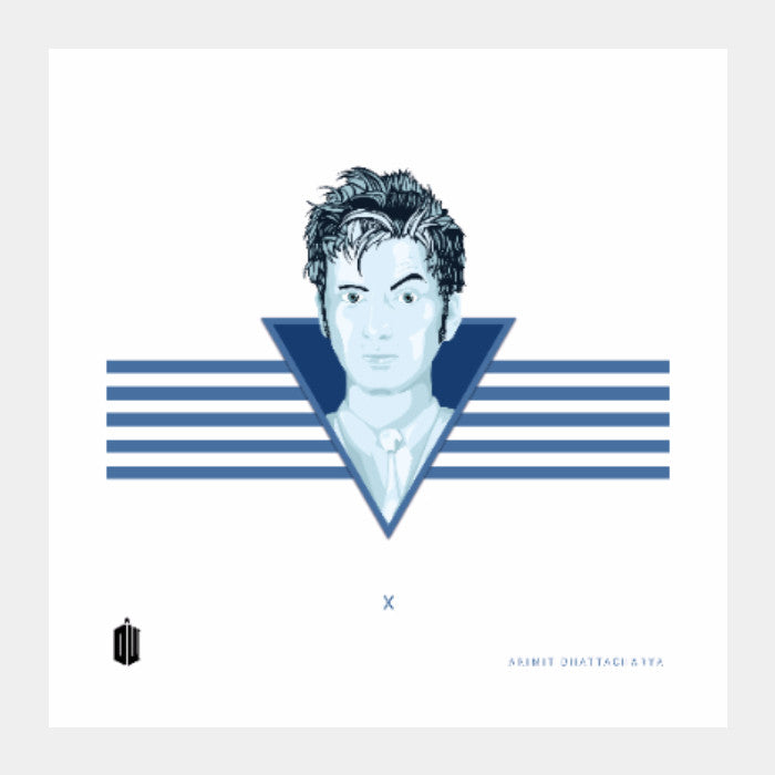 Square Art Prints, Doctor Who - Tenth Doctor