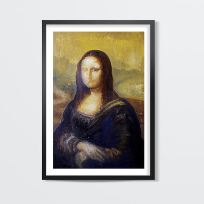 One-eyed Mona Lisa Wall Art