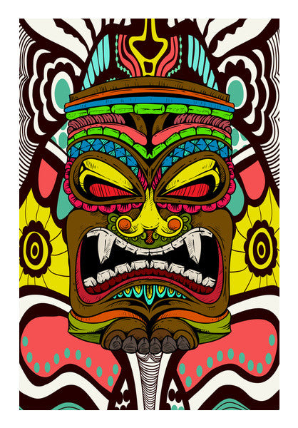 Tiki Monster Wall Art