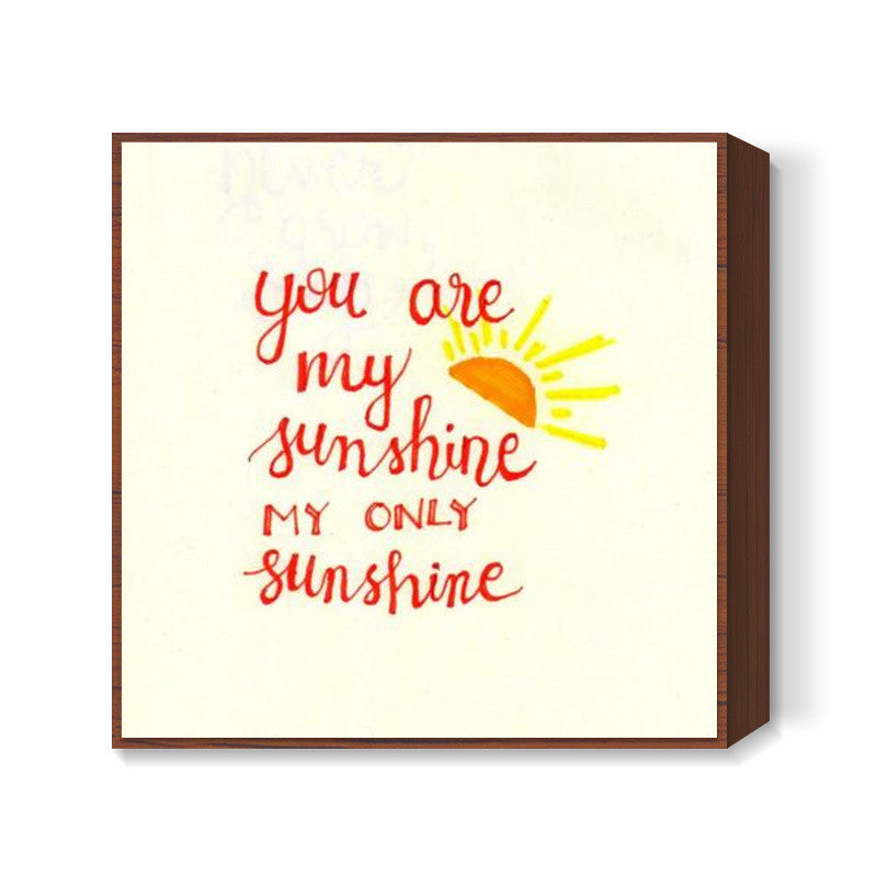 My Sunshine Doodle Square Art