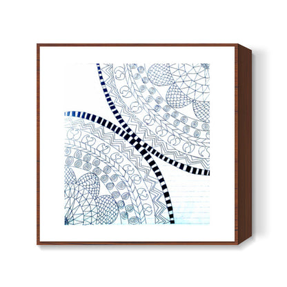 Symme3 (Doodle All The Way!) Square Art Prints