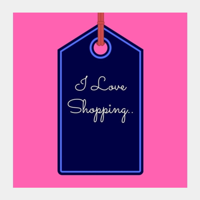 Love Shopping Square Art Prints