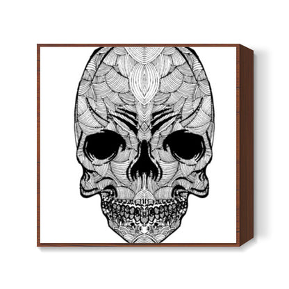 Doodle skull Square Art | Pradeep Chauhan