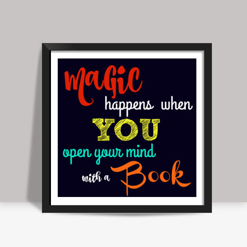 Magic of Books Square Art Prints