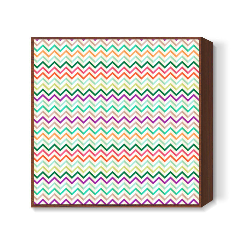 Zig Zag Square Art Prints