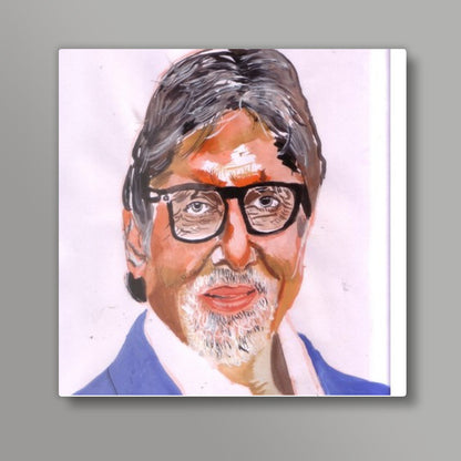 Amitabh Bachchan or Big B only gets better with age Square Art Prints