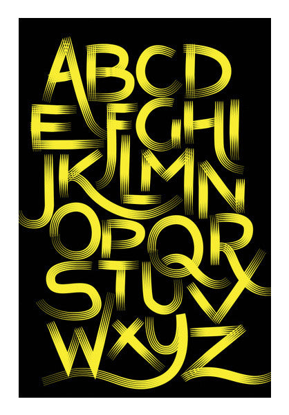 Wall Art, Alphabets Wall Art Wall Art