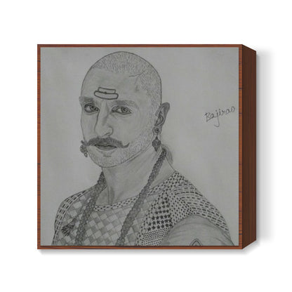 Ranveer singh from Bajirao mastani square art prints Square Art Prints