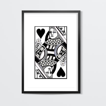 QUEEN of hearts Wall Art