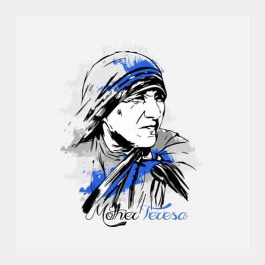 Mother Teresa Square Art Prints PosterGully Specials