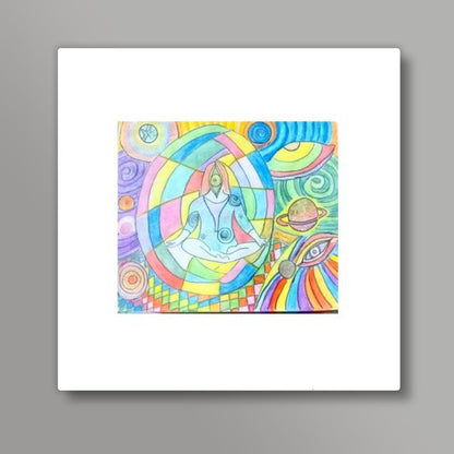 Astral world Square Art Prints