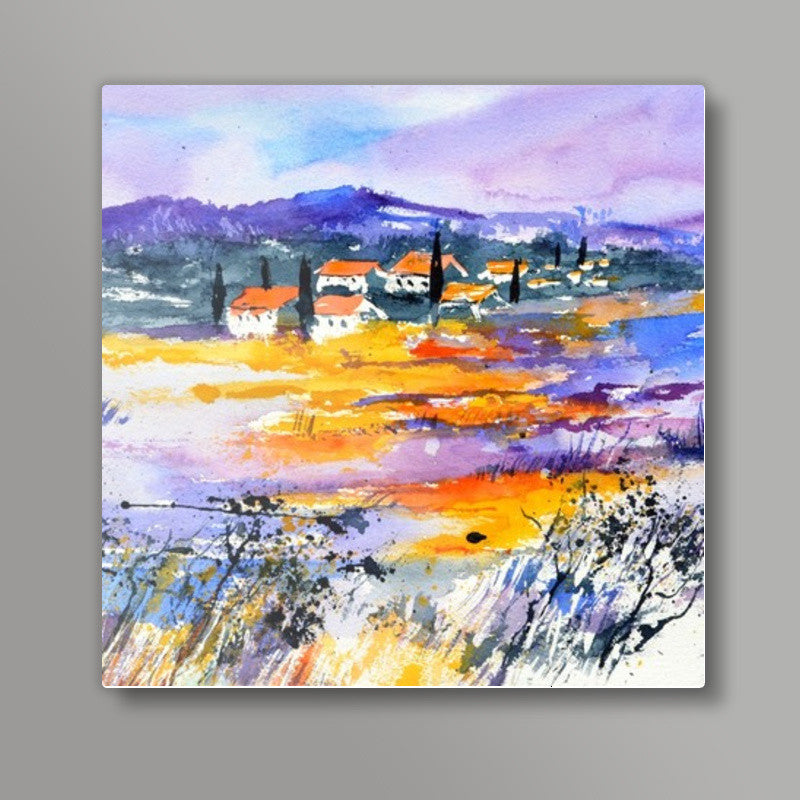 Watercolour provence 69 Square Art Prints