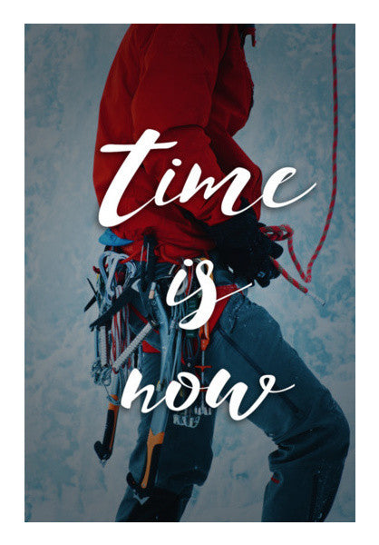 Time Is Now  Motto Art PosterGully Specials