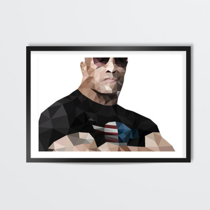 Dwayne The Rock Johnson Wall Art | Gagandeep Singh