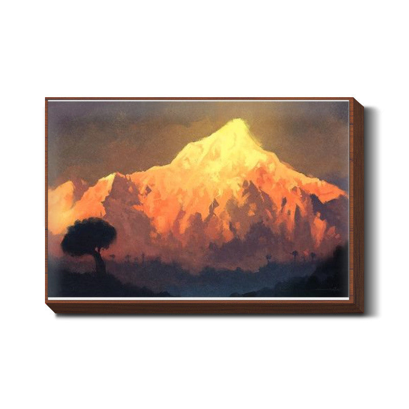 Golden Peak Wall Art | Aniruddha Lele