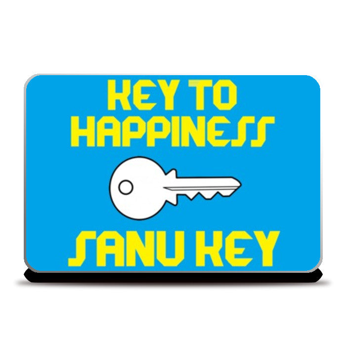 Laptop Skins, Key to Happines Funny Motivational Skin Laptop Skins