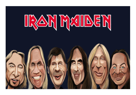 Iron maiden | Caricature Wall Art