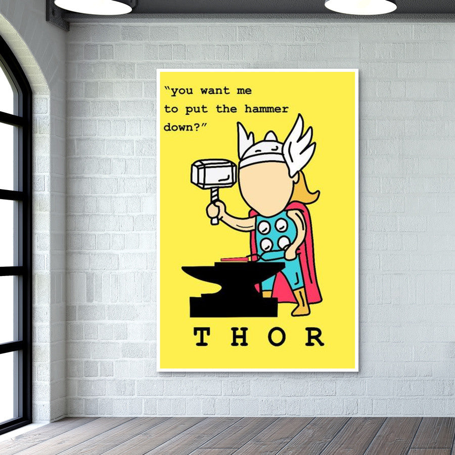 Thors Job Wall art