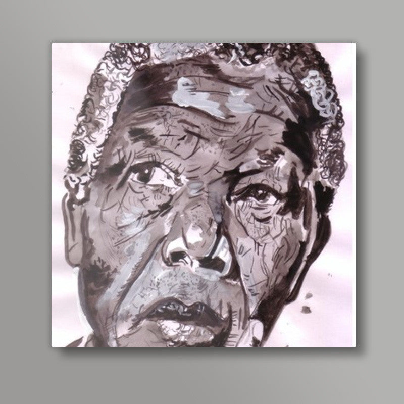 Equality was the only colour that Nelson Mandela could see Square Art Prints