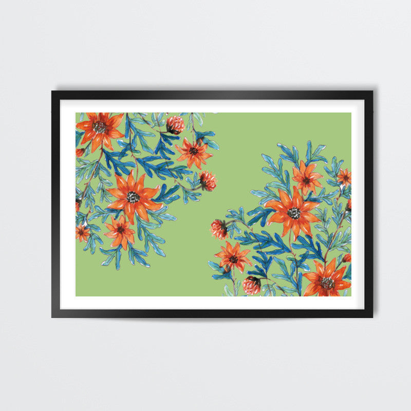 Beautiful Blooming Flowers Spring Decor Wall Art