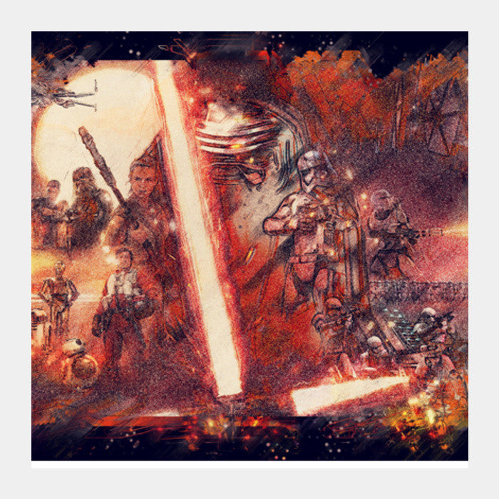 Square Art Prints, Star Wars Square Art Prints