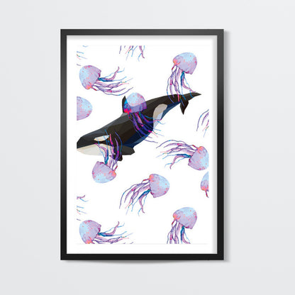 Orca Nights Wall Art | Lotta Farber