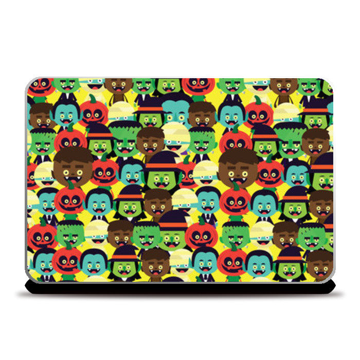 Laptop Skins, HALLOWEEN MONSTERS Laptop Skin | Mona Singh, - PosterGully