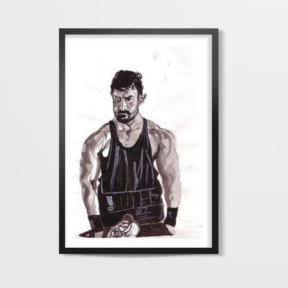 Aamir Khan is a spirited fighter Wall Art