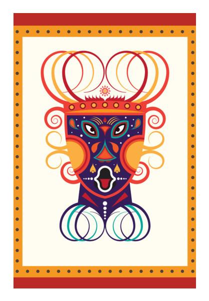 PosterGully Specials, African Ceremonial Tribal Mask Wall Art