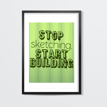 Start Building Wall Art