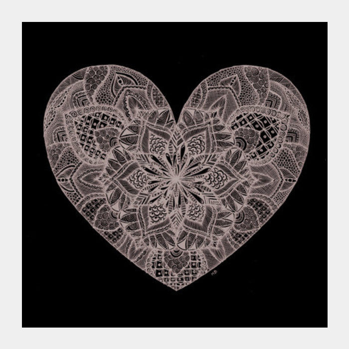 The Burst Of Love Square Art Prints