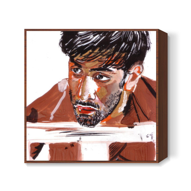 Ranbir Kapoor - the Rockstar Superstar Square Art Prints