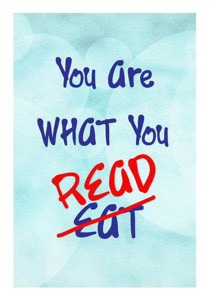 You Are What You Read Art PosterGully Specials