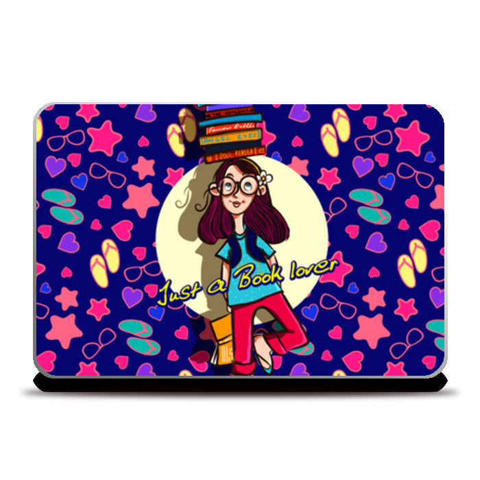 just a book lover Laptop Skins