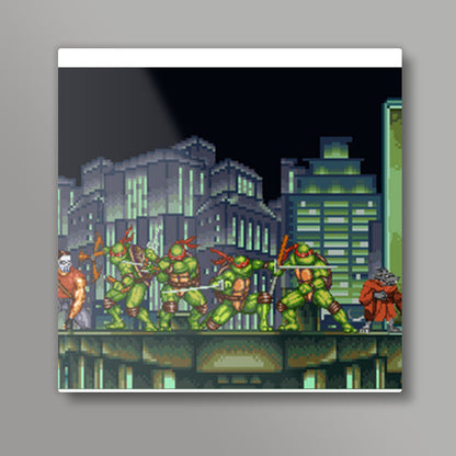 Mirage's Teenage Mutant Ninja Turtles Pixel Art (Colour)