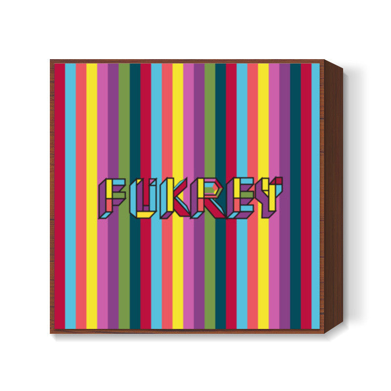 FUKREY! Square Art Prints