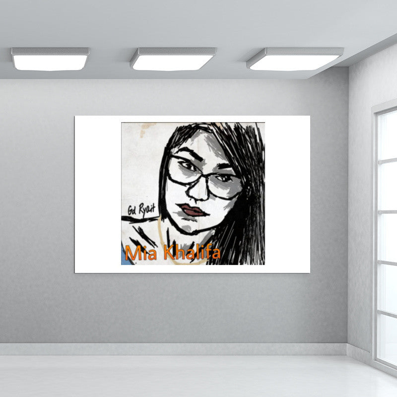 Mia Khalifa | Wall Art By Gd Ryait