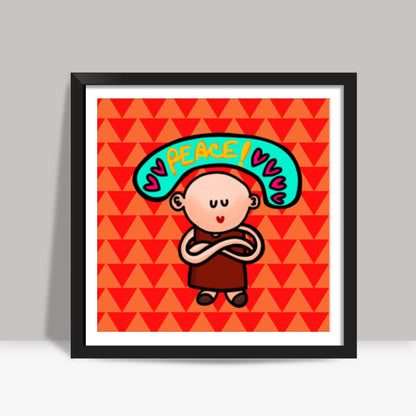 The Monk Square Art Prints