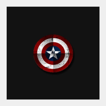 Square Art Prints, captain america | Alok kumar, - PosterGully