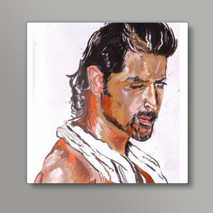 Hrithik Roshan is a superstar with substance and style Square Art Prints