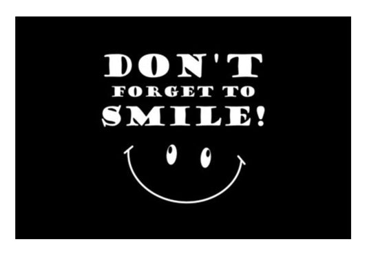 Don't Forget To Smile! Art PosterGully Specials