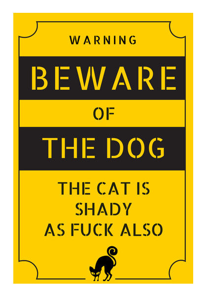 Shady Cat Wall Art