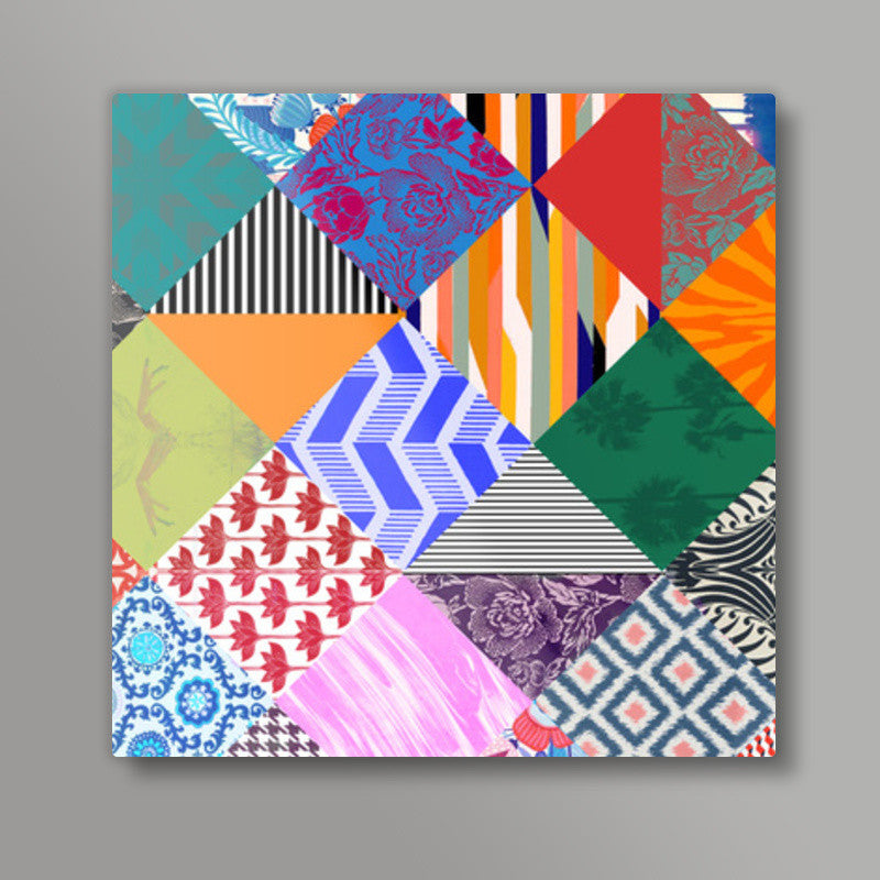 Patchwork 1 Square Art Prints