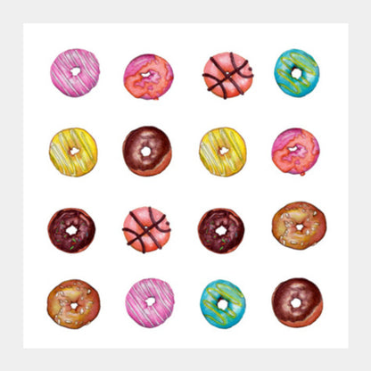 Donuts Square Art Prints