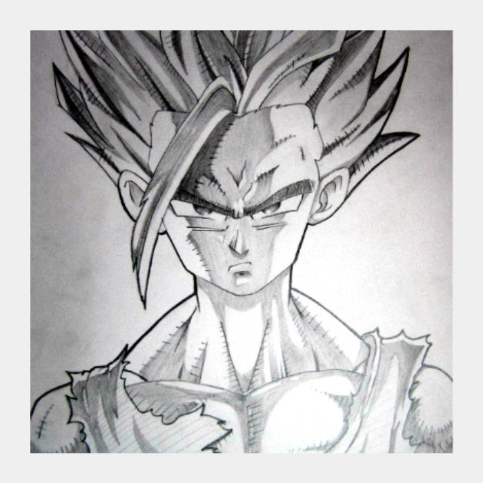 Square Art Prints, Gohan DragonBall Z